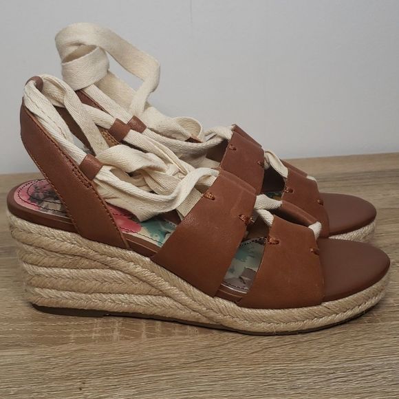 Patricia Nash Riva Wedge Sandals Women's Shoes 5.5M - Picture 4 of 10